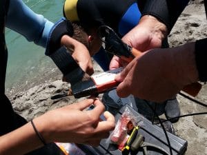 Unterwasser Sprengkurs sprengen lernen tauchen OWD AOWD Tauchkurs